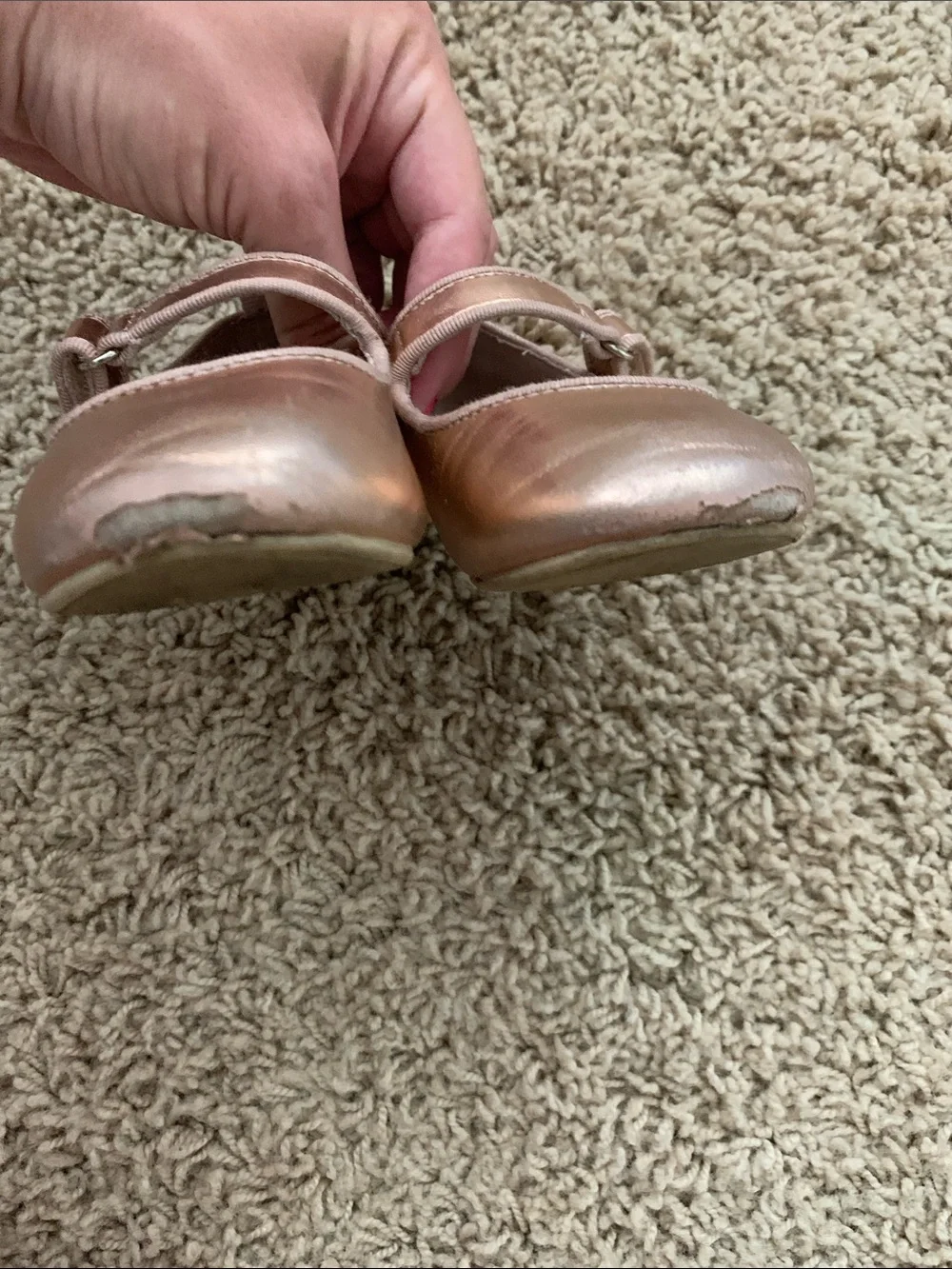 Cat & Jack Rose Gold Mary Jane Dress Shoes for Kids